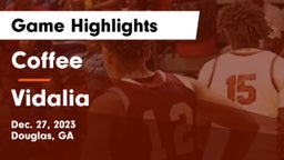 Coffee  vs Vidalia  Game Highlights - Dec. 27, 2023