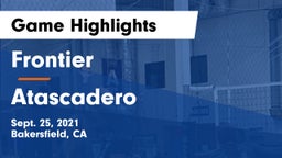 Frontier  vs Atascadero  Game Highlights - Sept. 25, 2021