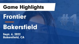 Frontier  vs Bakersfield Game Highlights - Sept. 6, 2022