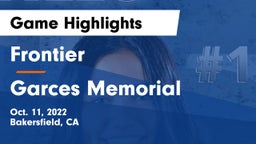 Frontier  vs Garces Memorial  Game Highlights - Oct. 11, 2022