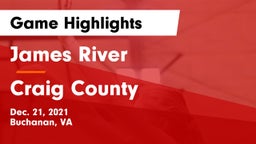 James River  vs Craig County Game Highlights - Dec. 21, 2021