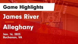 James River  vs Alleghany  Game Highlights - Jan. 16, 2023