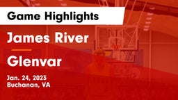 James River  vs Glenvar  Game Highlights - Jan. 24, 2023