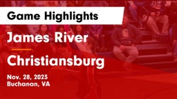 James River  vs Christiansburg  Game Highlights - Nov. 28, 2023