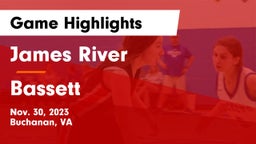 James River  vs Bassett  Game Highlights - Nov. 30, 2023