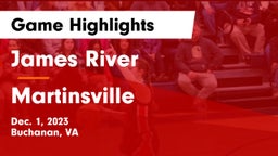 James River  vs Martinsville  Game Highlights - Dec. 1, 2023