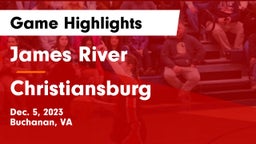 James River  vs Christiansburg  Game Highlights - Dec. 5, 2023