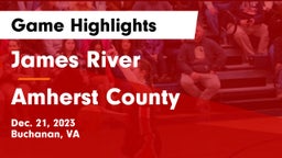James River  vs Amherst County  Game Highlights - Dec. 21, 2023