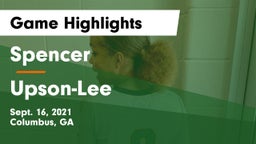 Spencer  vs Upson-Lee  Game Highlights - Sept. 16, 2021
