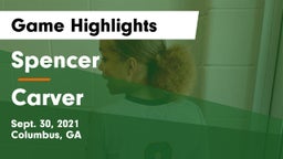 Spencer  vs Carver  Game Highlights - Sept. 30, 2021
