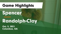Spencer  vs Randolph-Clay  Game Highlights - Oct. 5, 2021