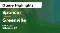 Spencer  vs Greenville Game Highlights - Oct. 5, 2023