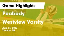 Peabody  vs Westview  Varsity Game Highlights - Aug. 25, 2022