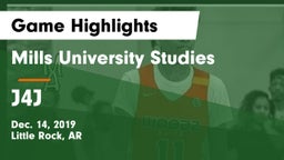 Mills University Studies  vs J4J Game Highlights - Dec. 14, 2019