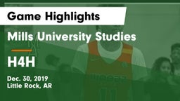 Mills University Studies  vs H4H Game Highlights - Dec. 30, 2019