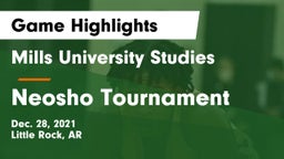 Mills University Studies  vs Neosho Tournament Game Highlights - Dec. 28, 2021