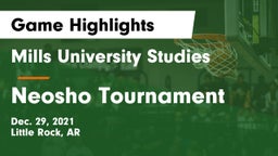 Mills University Studies  vs Neosho Tournament Game Highlights - Dec. 29, 2021