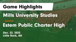 Mills University Studies  vs Estem Public Charter High Game Highlights - Dec. 22, 2023