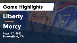 Liberty  vs Mercy  Game Highlights - Sept. 17, 2022