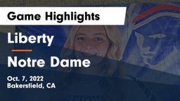 Liberty  vs Notre Dame  Game Highlights - Oct. 7, 2022