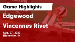 Edgewood  vs Vincennes Rivet  Game Highlights - Aug. 27, 2022
