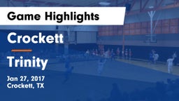 Crockett  vs Trinity  Game Highlights - Jan 27, 2017