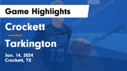 Crockett  vs Tarkington  Game Highlights - Jan. 14, 2024