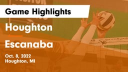 Houghton  vs Escanaba  Game Highlights - Oct. 8, 2022