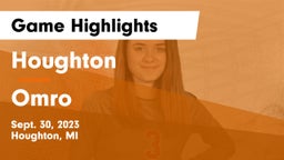 Houghton  vs Omro  Game Highlights - Sept. 30, 2023