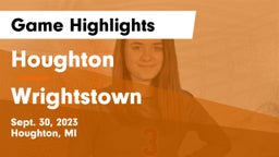 Houghton  vs Wrightstown  Game Highlights - Sept. 30, 2023