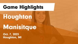 Houghton  vs Manisitque Game Highlights - Oct. 7, 2023
