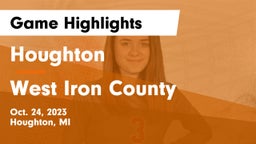 Houghton  vs West Iron County  Game Highlights - Oct. 24, 2023