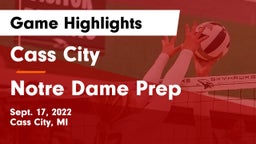 Cass City  vs Notre Dame Prep  Game Highlights - Sept. 17, 2022