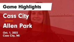 Cass City  vs Allen Park  Game Highlights - Oct. 1, 2022