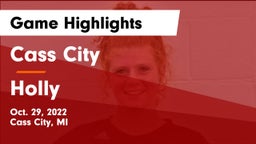 Cass City  vs Holly  Game Highlights - Oct. 29, 2022
