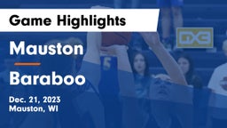 Mauston  vs Baraboo  Game Highlights - Dec. 21, 2023