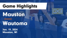 Mauston  vs Wautoma  Game Highlights - Jan. 19, 2024