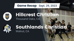 Recap: Hillcrest Christian   vs. Southlands Christian  2023