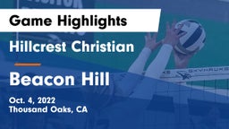 Hillcrest Christian   vs Beacon Hill Game Highlights - Oct. 4, 2022