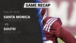 Recap: Santa Monica  vs. South  2016
