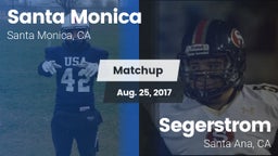 Matchup: Santa Monica High vs. Segerstrom  2017