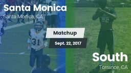 Matchup: Santa Monica High vs. South  2017
