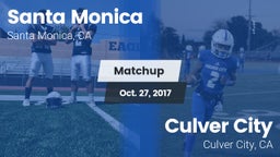 Matchup: Santa Monica High vs. Culver City  2017