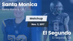 Matchup: Santa Monica High vs. El Segundo  2017