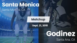 Matchup: Santa Monica High vs. Godinez  2018