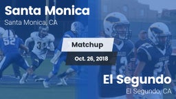 Matchup: Santa Monica High vs. El Segundo  2018