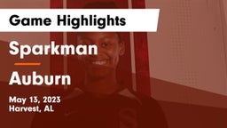 Sparkman  vs Auburn  Game Highlights - May 13, 2023