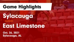 Sylacauga  vs East Limestone  Game Highlights - Oct. 26, 2021