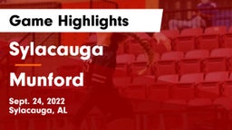 Sylacauga  vs Munford  Game Highlights - Sept. 24, 2022
