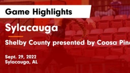 Sylacauga  vs Shelby County presented by Coosa Pines FCU Game Highlights - Sept. 29, 2022